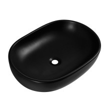 BelBagno Накладная раковина 60х42 см, черный матовый BB1084-H301