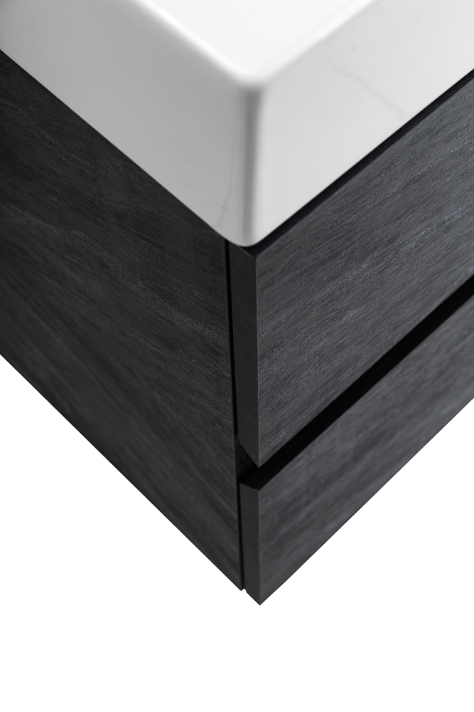 Приобрести cezares тумба подвесная с раковиной molveno 46 100 см antracite, антрацит molveno 46-100-2c-so-antr