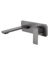 Смеситель для раковины встраиваемый WONZON & WOGHAND DIAMOND, Темный графит (WW-88869011-BGM )