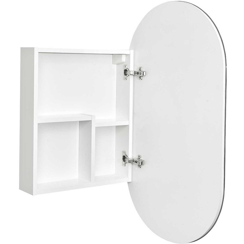 Приобрести зеркальный-шкаф акватон оливия 50 см, белое