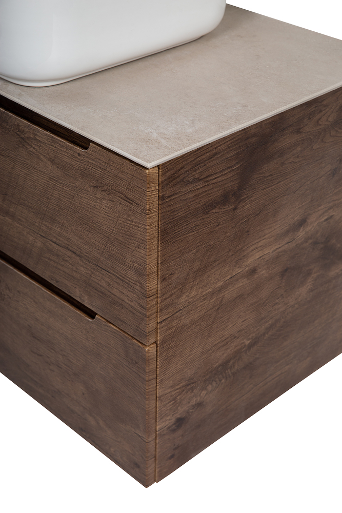 Приобрести belbagno тумба со столешницей etna 100 см, подвесная rovere moro