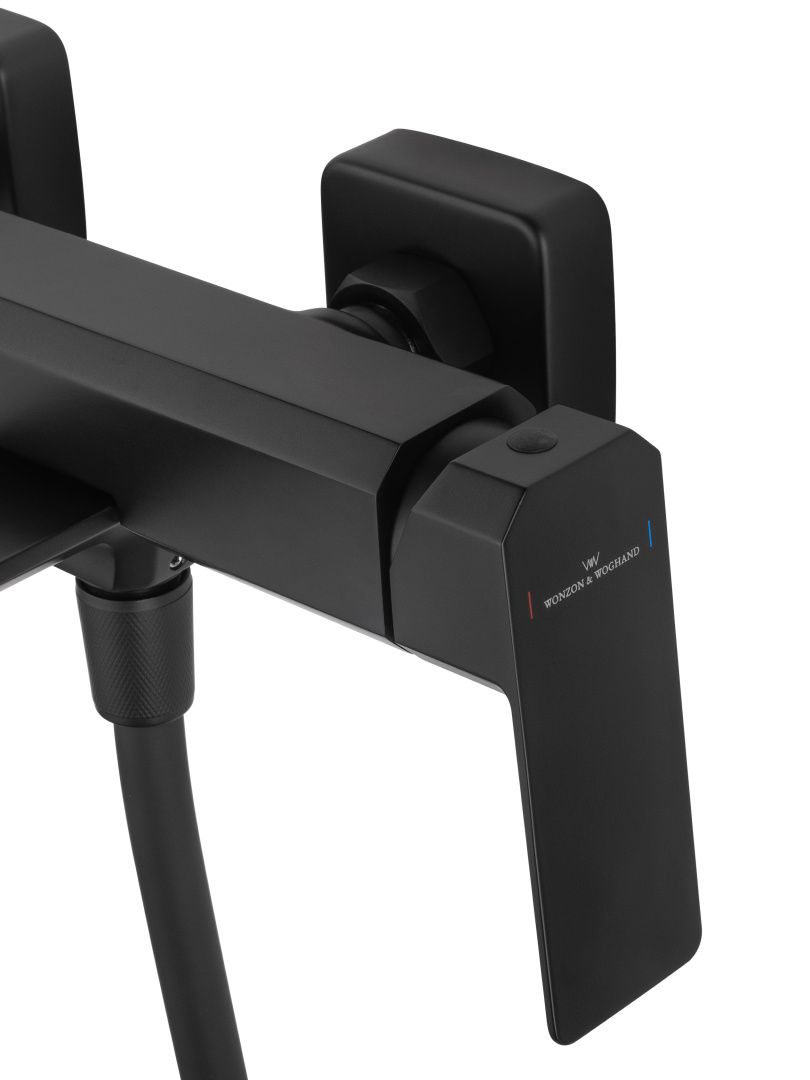 Приобрести смеситель для ванны с душем wonzon & woghand diamond, черный матовый (ww-88639011-mb)