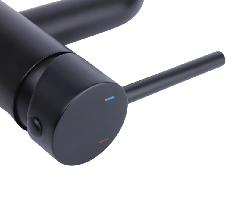 Приобрести смеситель на раковину scandi черный матовый