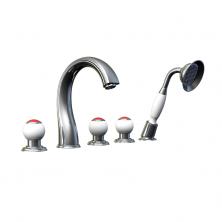 Радомир Смеситель Бурже для ванны Chrome