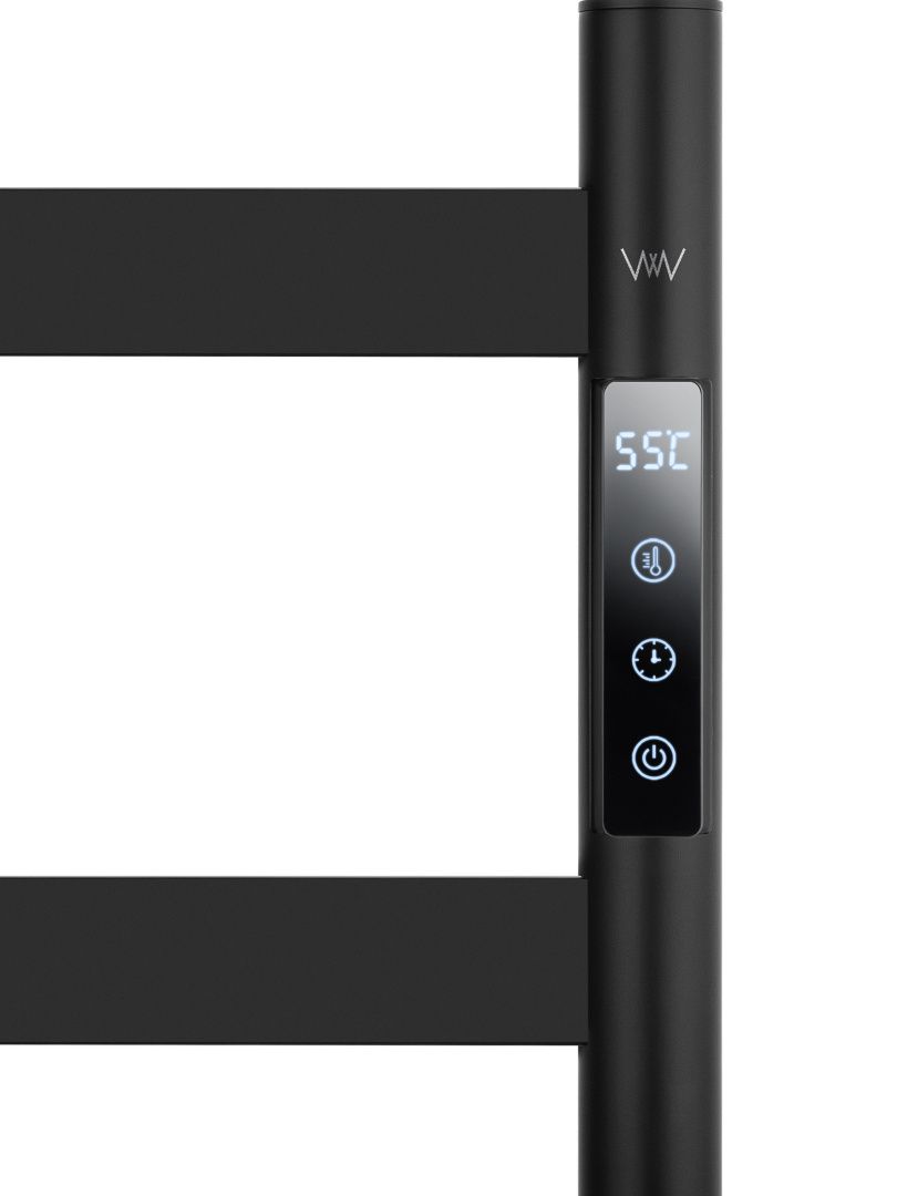 Приобрести полотенцесушитель электрический напольный wonzon & woghand essen, черный матовый (ww-a406-mb)