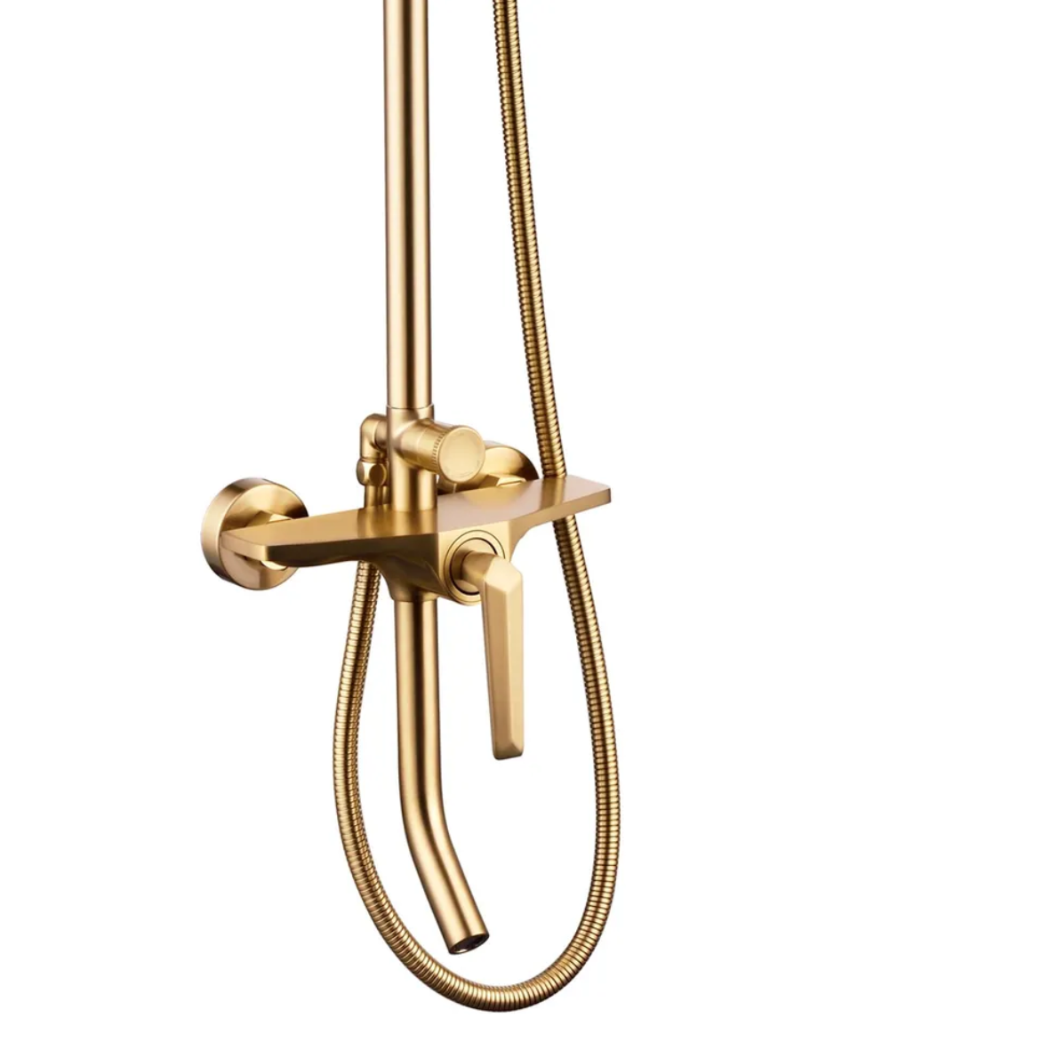Приобрести grocenberg душевая система, матовое золото gb7025mg