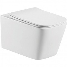 Унитаз подвесной безободковый Aquatek Либра сиденье микролифт AQ0530-00