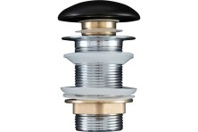 Aquanet Донный клапан черный матовый