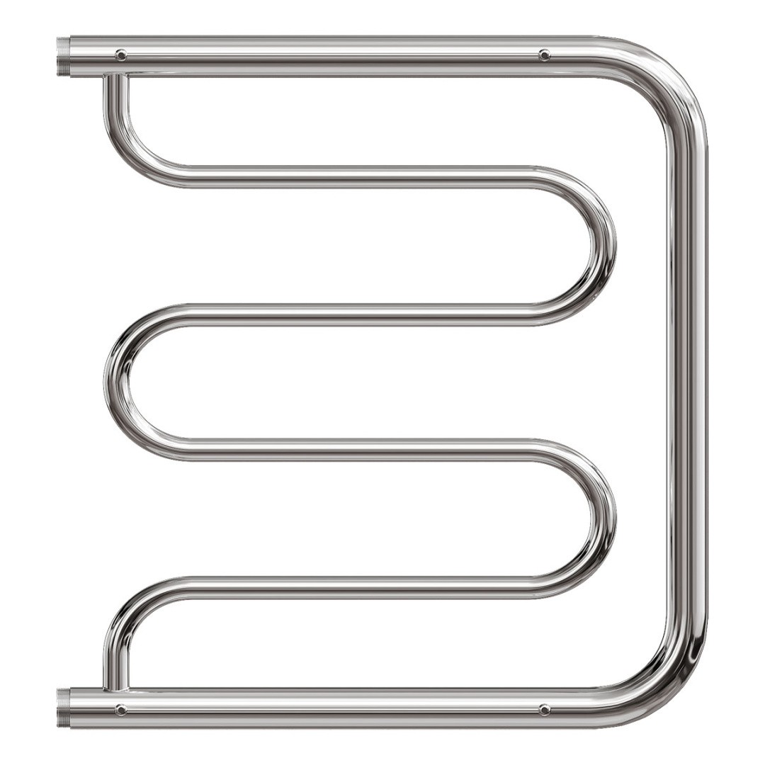 Приобрести полотенцесушитель водяной point 500х700 фокстрот с полкой, хром pn25557p