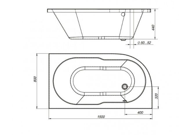 Приобрести фронтальная панель для ванны mirsant небуг premium 150 см r