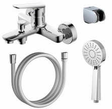 Azario Смеситель для ванны Campo, с ручным душем, хром AZ-KX238275C