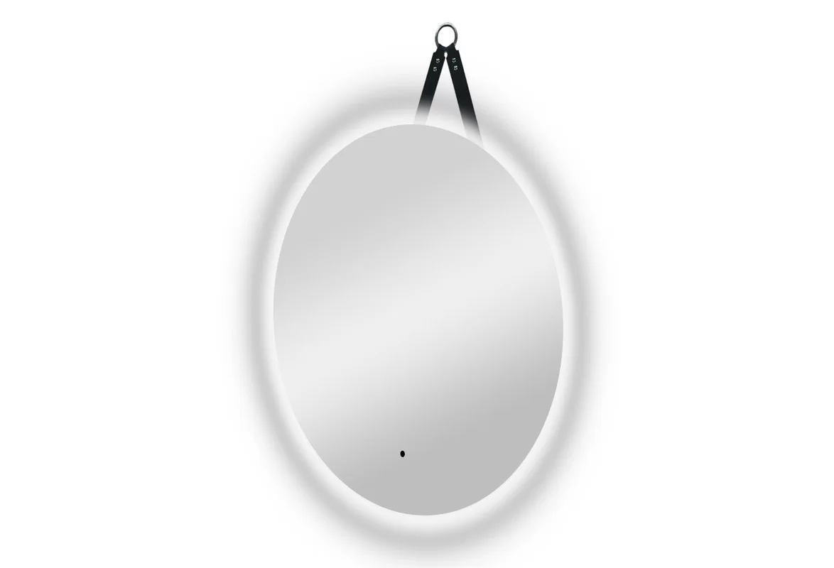 Приобрести continent зеркало с подсветкой best 65х65 см, черное