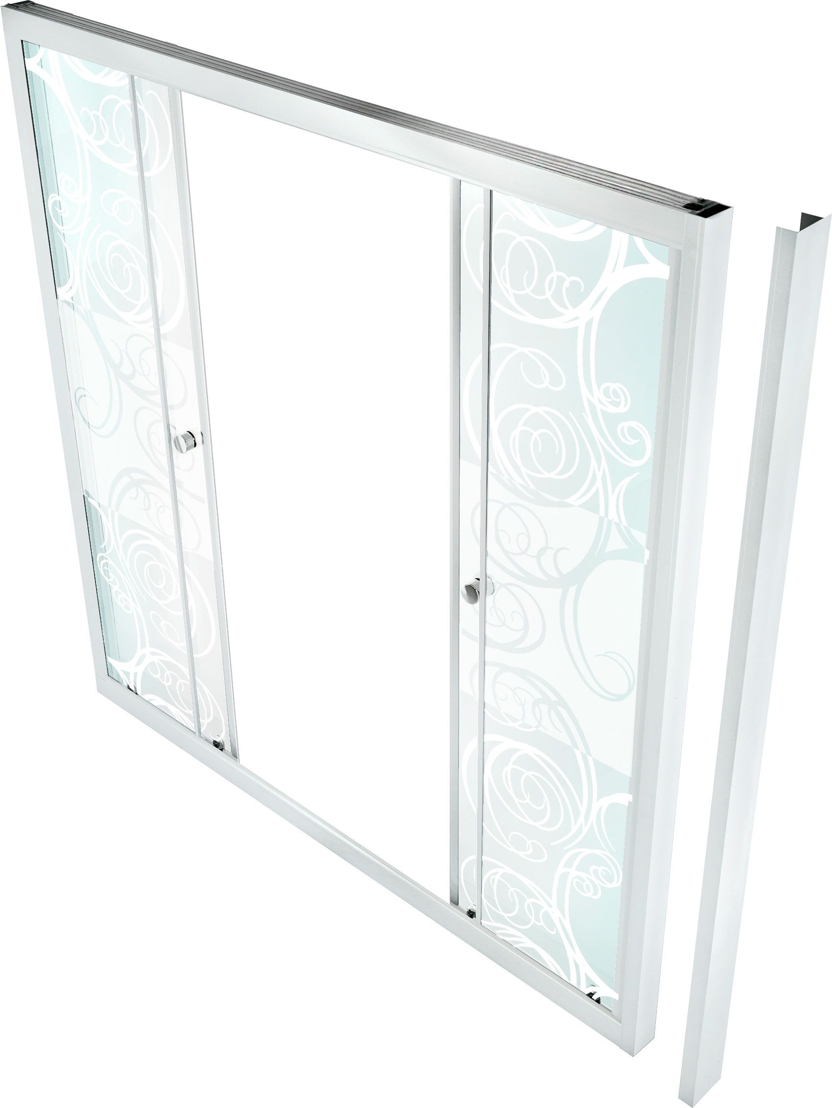 Приобрести тритон шторка для ванны узор 170 см, белая с узором щ0000025980