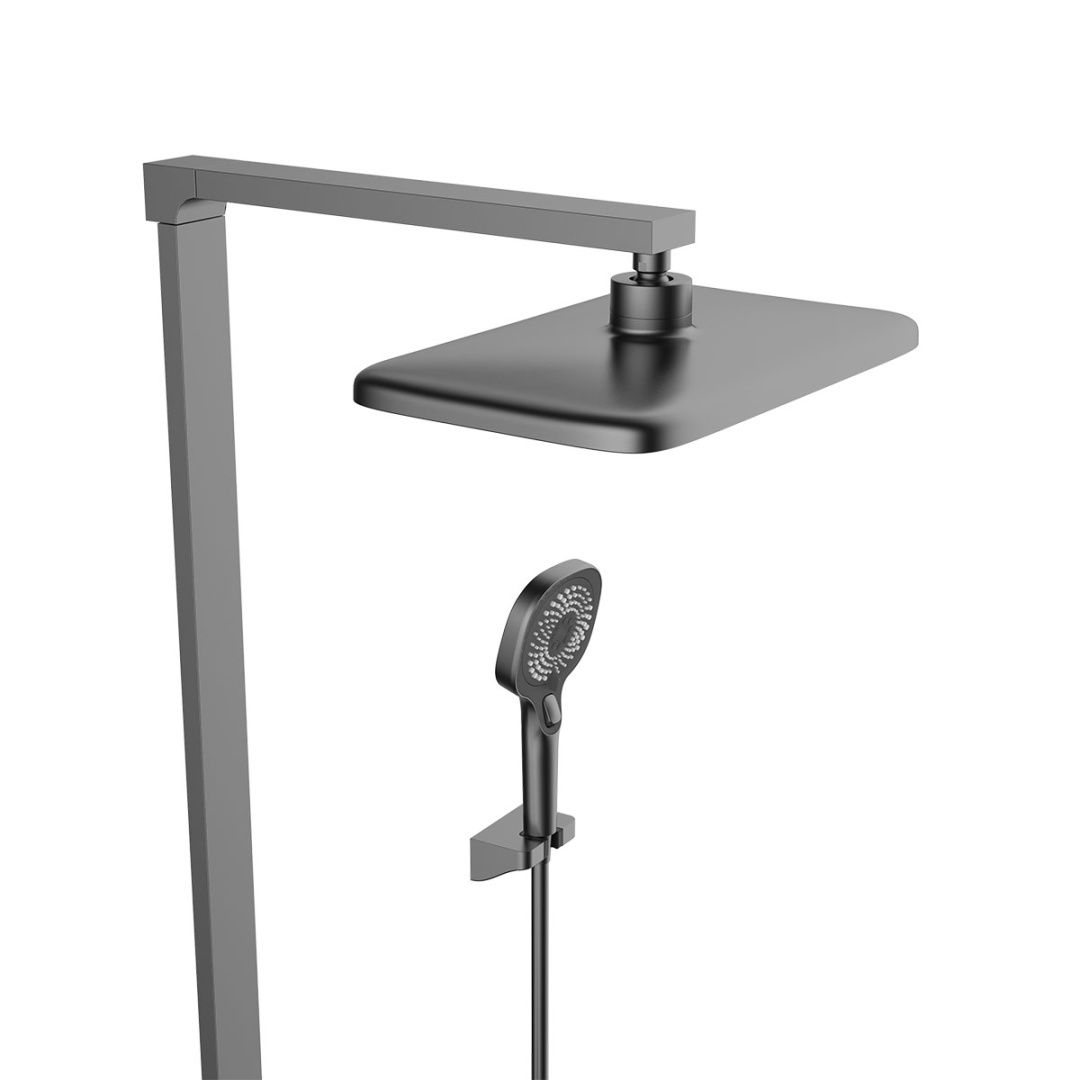 Приобрести vincea душевая стойка inspire, оружейная сталь vsfs-3i13tgm