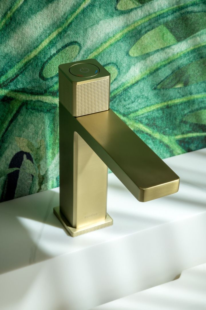 Приобрести boheme смеситель для раковины quad, матовое золото 159-mg