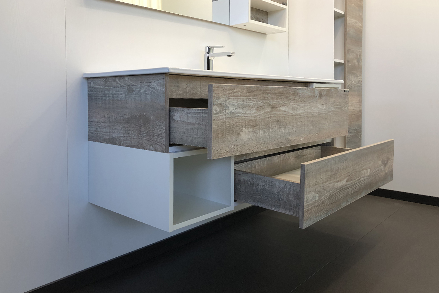 Приобрести сomforty тумба с раковиной "турин-120" дуб бежевый