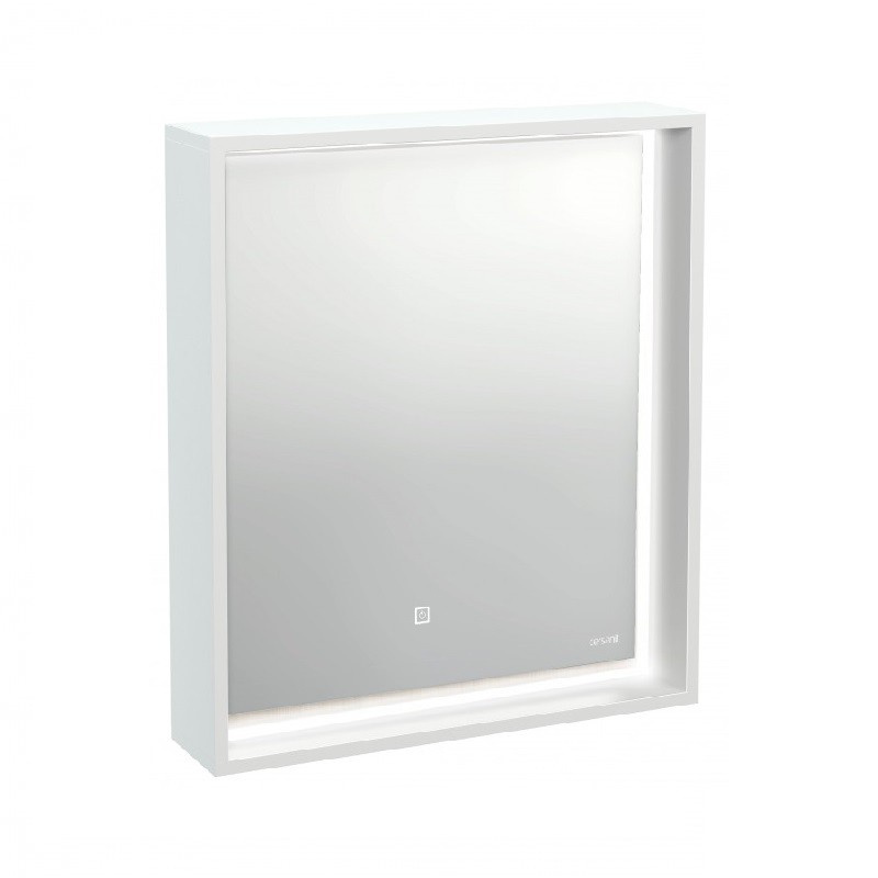 Приобрести зеркало cersanit louna 60, с подсветкой, белый
