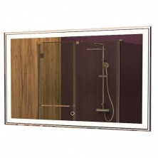 Azario Зеркало Melis 700*800, белый, влагостойкое с сенсорным выключателем, CS00066635