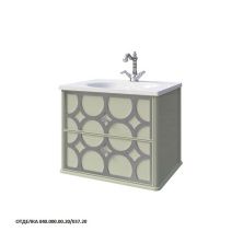 Caprigo Тумба с раковиной CAPRICE 60 см, зеленая, эмаль