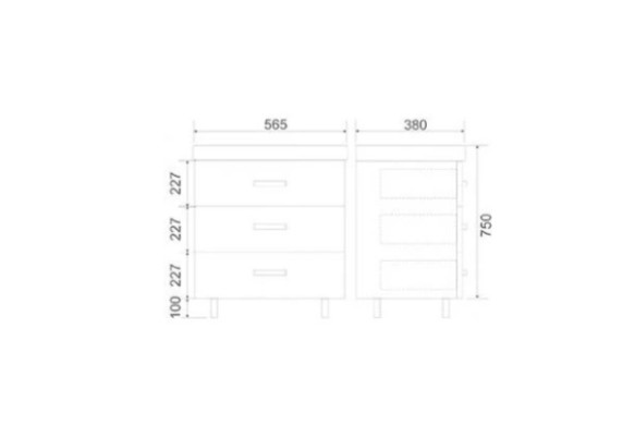 Приобрести mirsant тумба напольная fuji 60\2 60 см с раковиной ут000062543