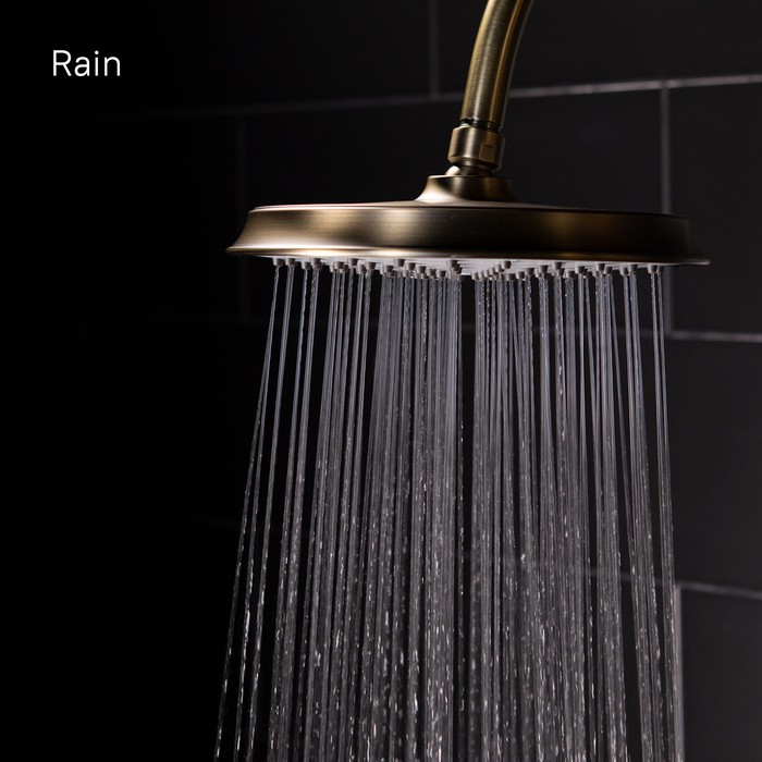 Приобрести iddis душевая система oldie, круглая d-206мм, бронза oldbr3fi06