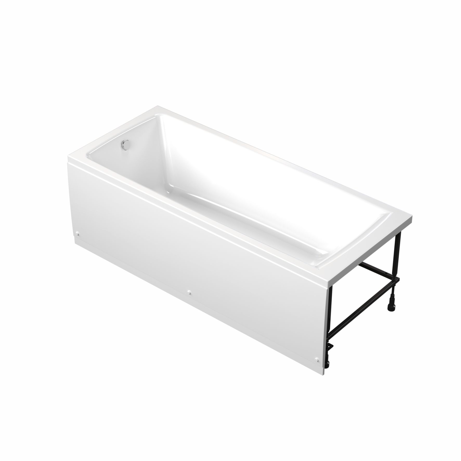 Приобрести mirsant ванна акриловая nova style 160*70 см, белая, ут000085702