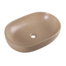 BelBagno Накладная раковина 60х42 см, бежевая матовая BB1084-H316