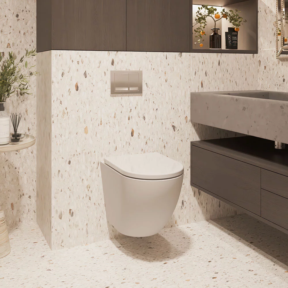 Приобрести veconi унитаз подвесной tondo rimless белый vcn1-52r