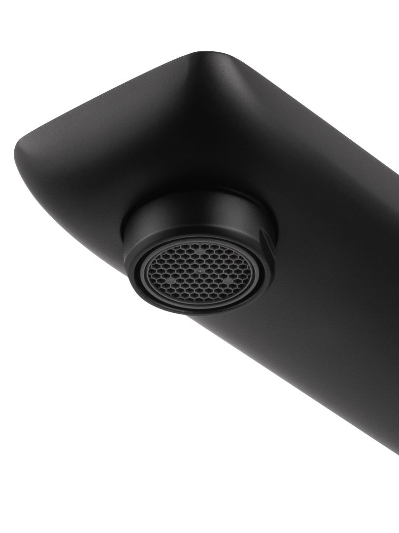 Приобрести смеситель для раковины встраиваемый wonzon & woghand edge, черный матовый (ww-88869003-mb)