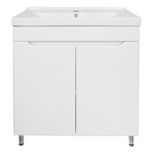 Loranto Тумба напольная с раковиной Палермо 70Н 70х87 см, белая (CS00090464)