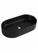 Накладная раковина овальная WONZON & WOGHAND ONTARIO, черный матовый (WW-RN41363-MB)
