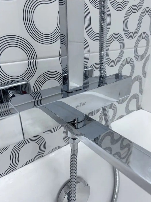 Приобрести душевая система vieir cielo 974 мм, с термостатом, хром v393561