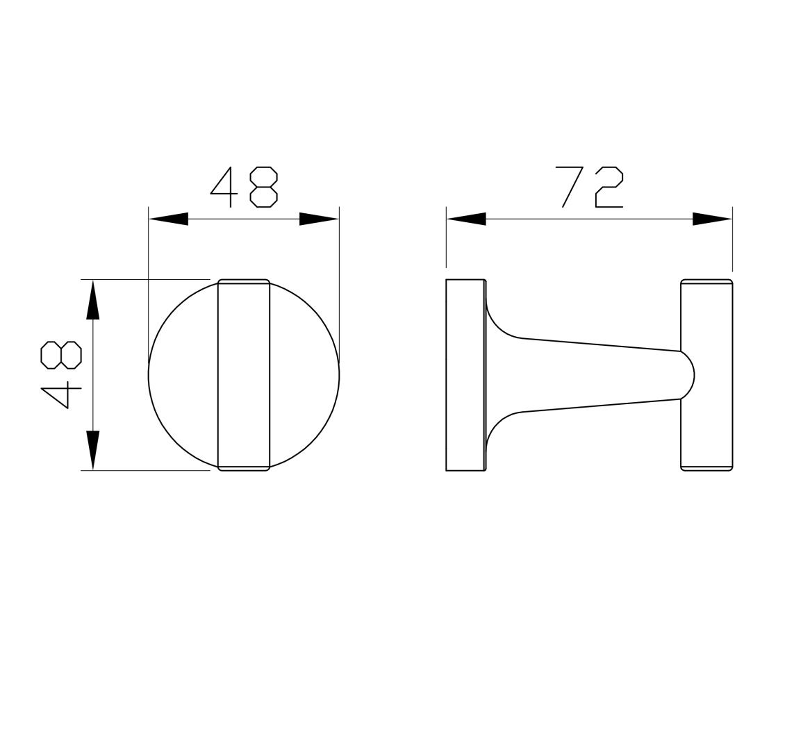 Приобрести крючок для ванной wonzon & woghand simple, хром (ww-6515)
