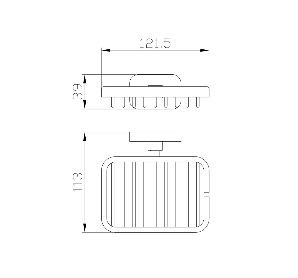Приобрести мыльница с держателем wonzon & woghand graffity, темный графит (ww-9324)