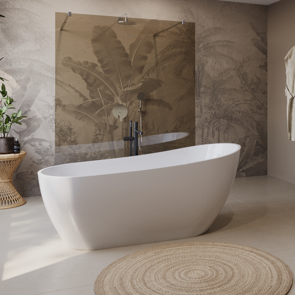 Приобрести belbagno акриловая ванна 170х80 см, отдельно стоящая, белая bb704-1700-800-k
