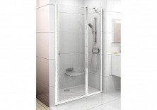Дверь душевая Ravak Chrome CSD2 100 см 0QVAC100Z1 белый/прозрачное