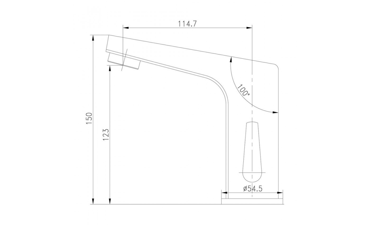 Приобрести lemark смеситель для раковины project, сенсорный, хром lm4655ce