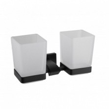 Gappo Стакан двойной для зубных щеток G0708-6 , черный