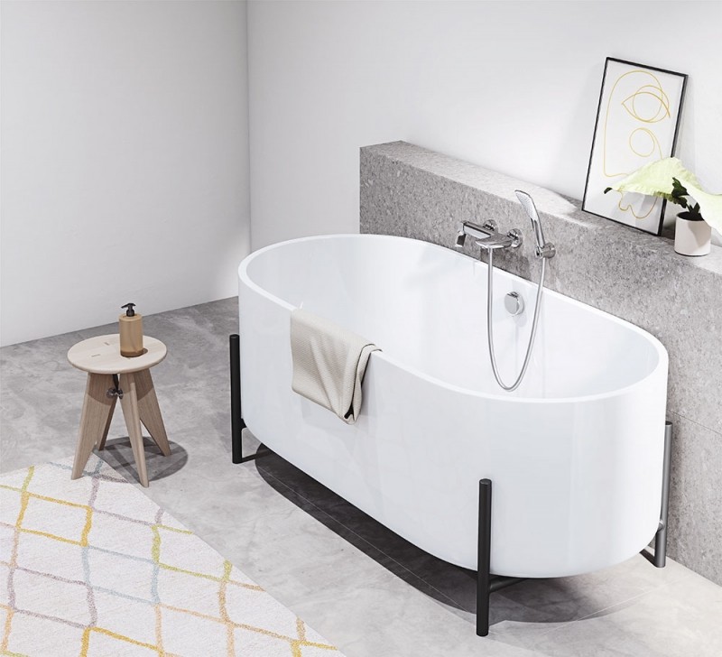 Приобрести kludi ameo однорычажный смеситель для ванны и душа, дизайн, арт. 416710575