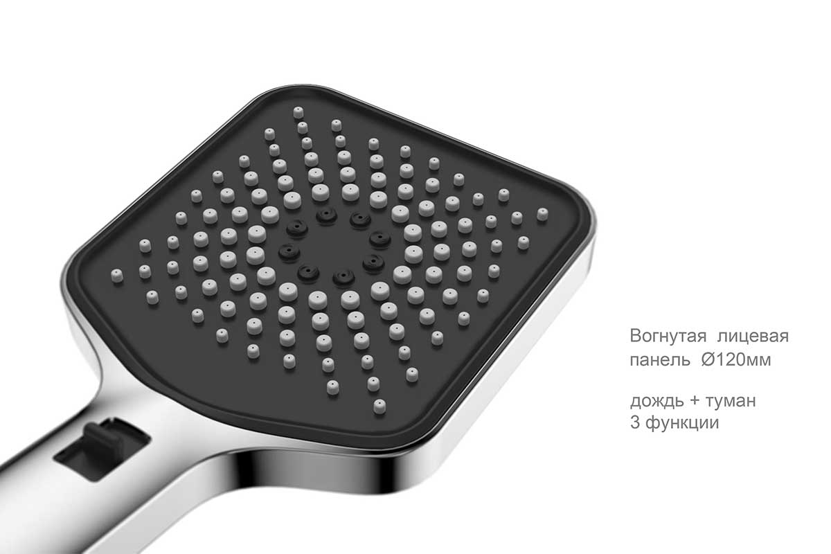 Приобрести vincea встраиваемая душевая система inspire, оружейная сталь vsfw-3i21mt4rgm