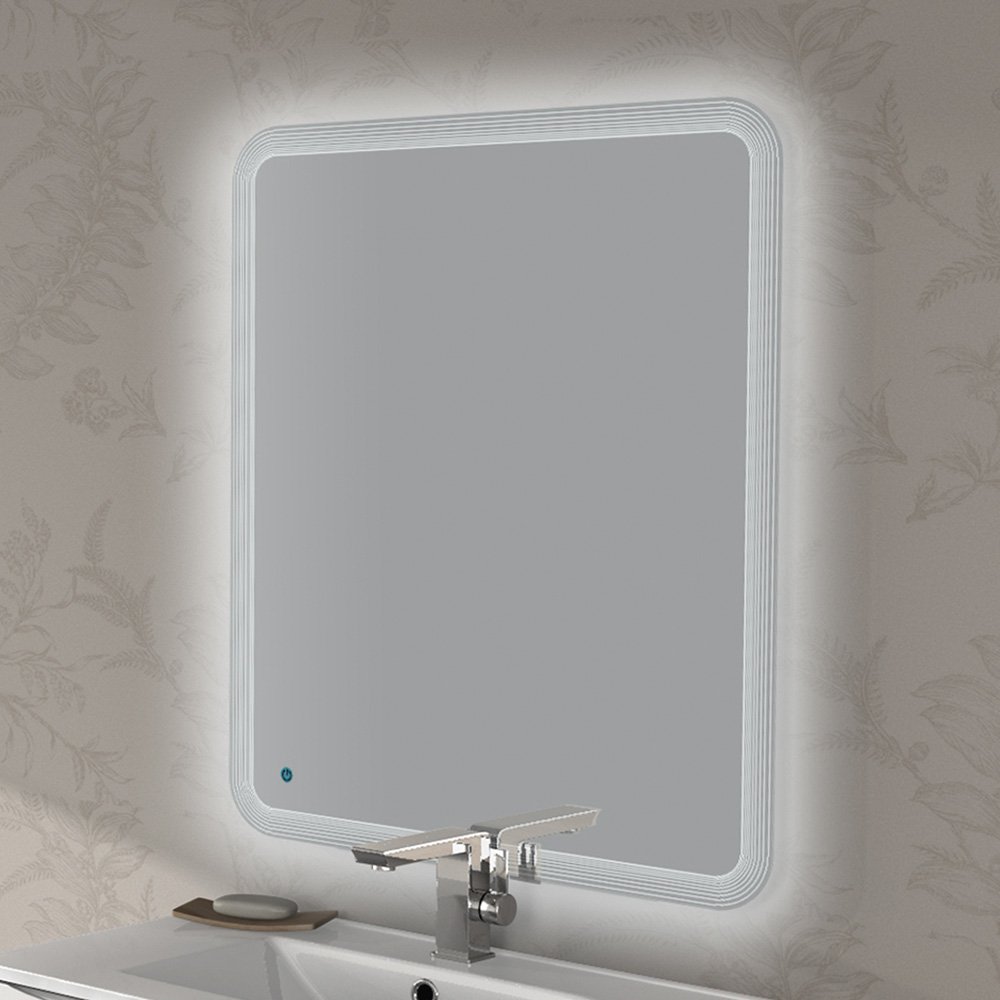 Приобрести cezares зеркало 60х90 см, реверсивное, led подсветка, сенсорное выключение touch system 45028