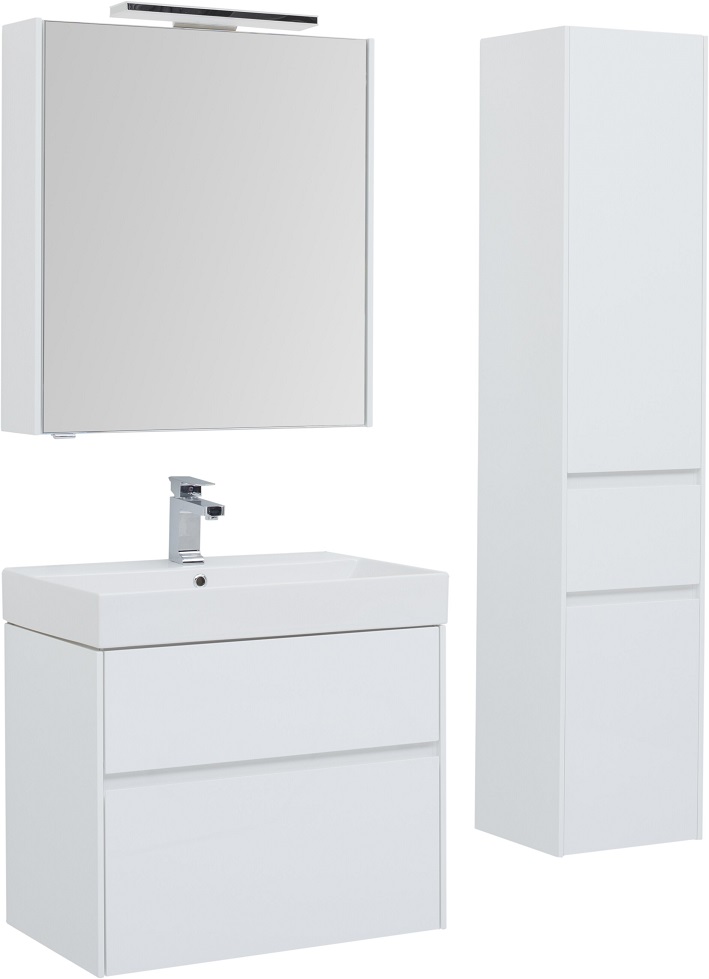 Приобрести aquanet пенал бруклин 35 см, белый