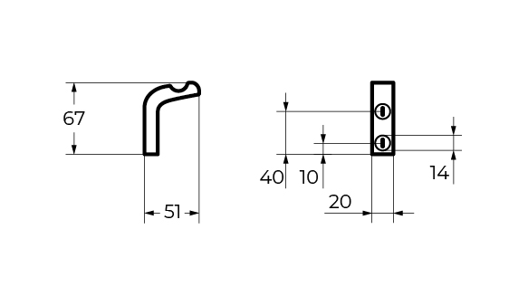 Приобрести cezares крючок ultima, хром czr-f-8933