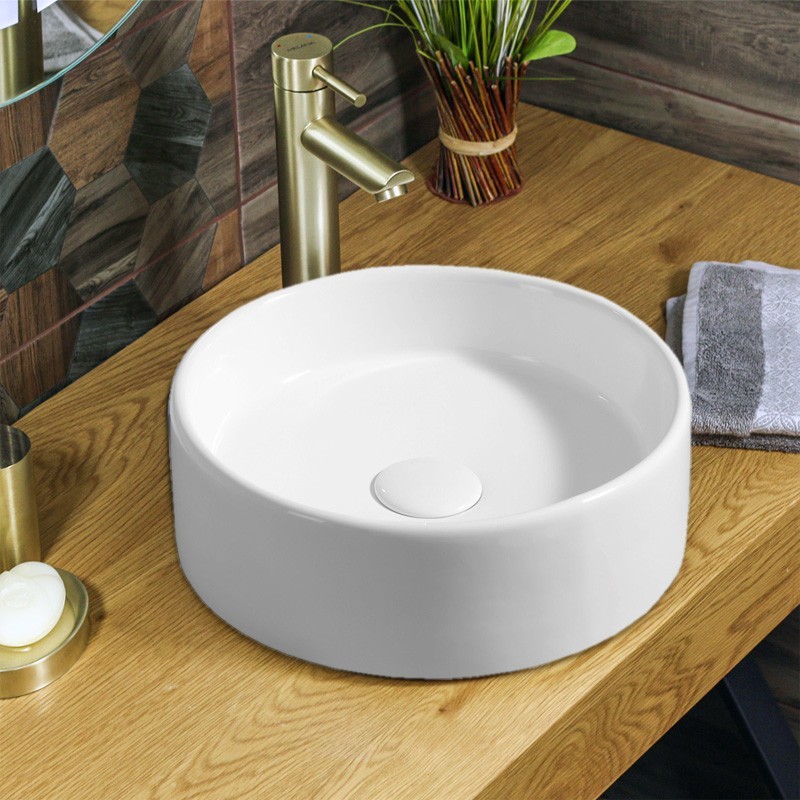 Приобрести azario раковина накладная 45х45 см, белая az- 40148