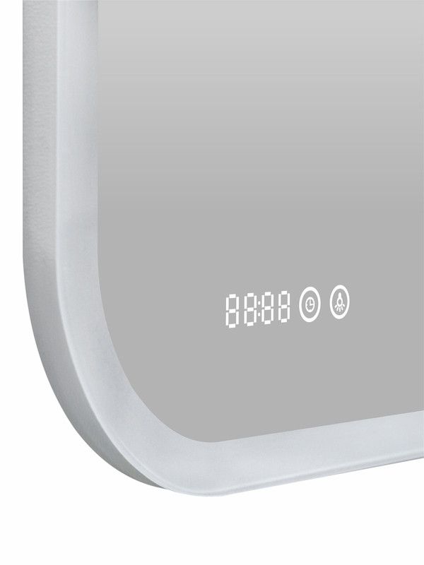 Приобрести continent зеркало с подсветкой bliss 90х70 см, сенсорный включатель, белое