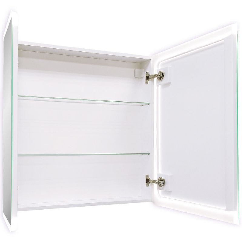 Приобрести continent зеркало шкаф с подсветкой reflex 80х80 см, бесконтактный включатель, белое