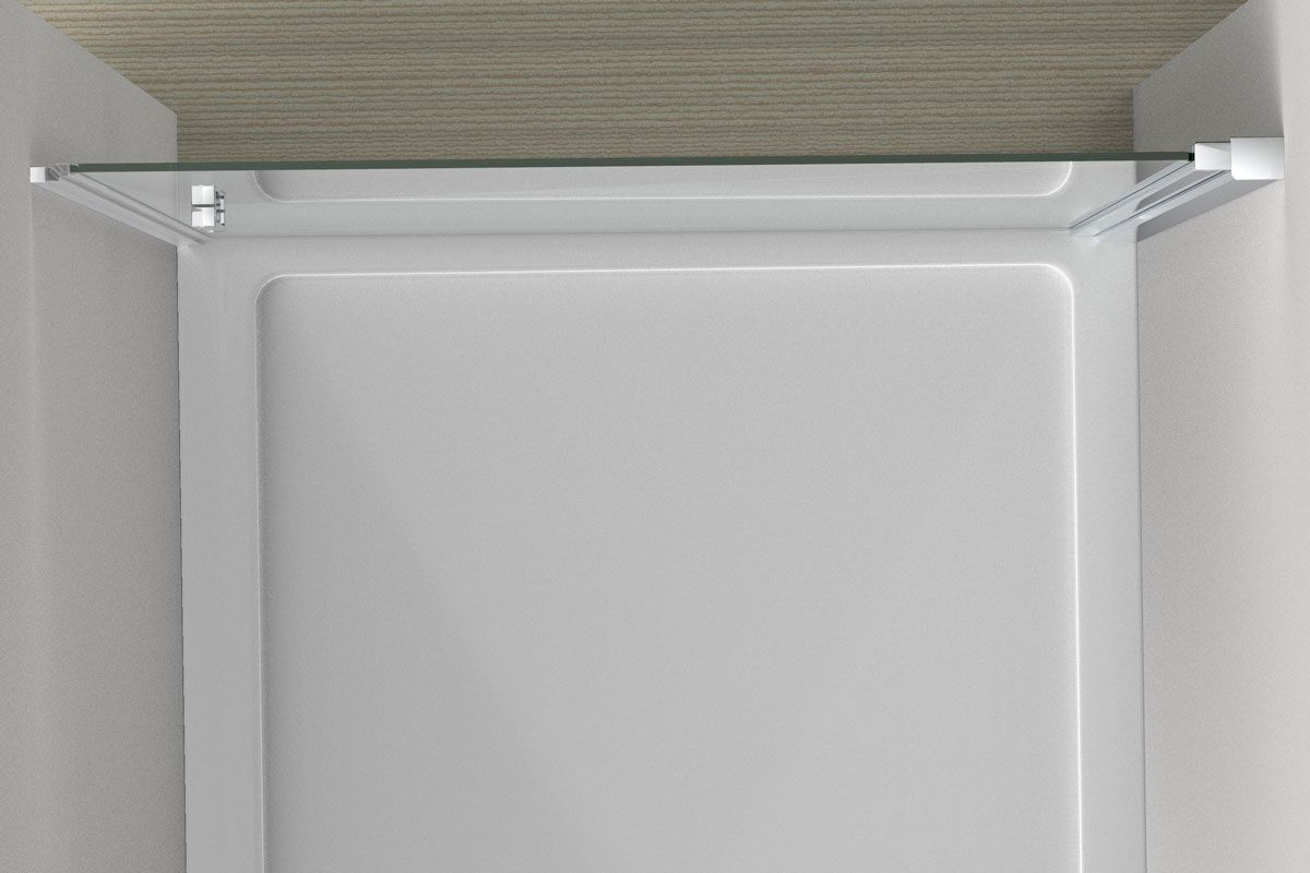 Приобрести vincea душевая дверь alpha 60 см, прозрачное, черная vdp-3al600clb