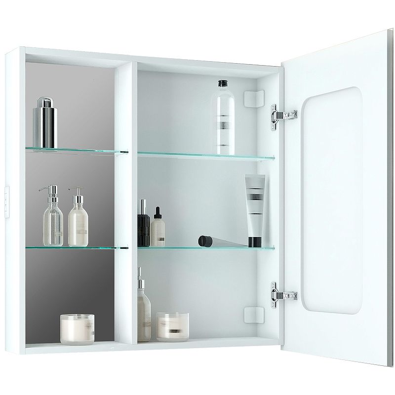 Приобрести continent зеркало шкаф с подсветкой aperio 80х80 см, сенсорный включатель, правосторонее, белое