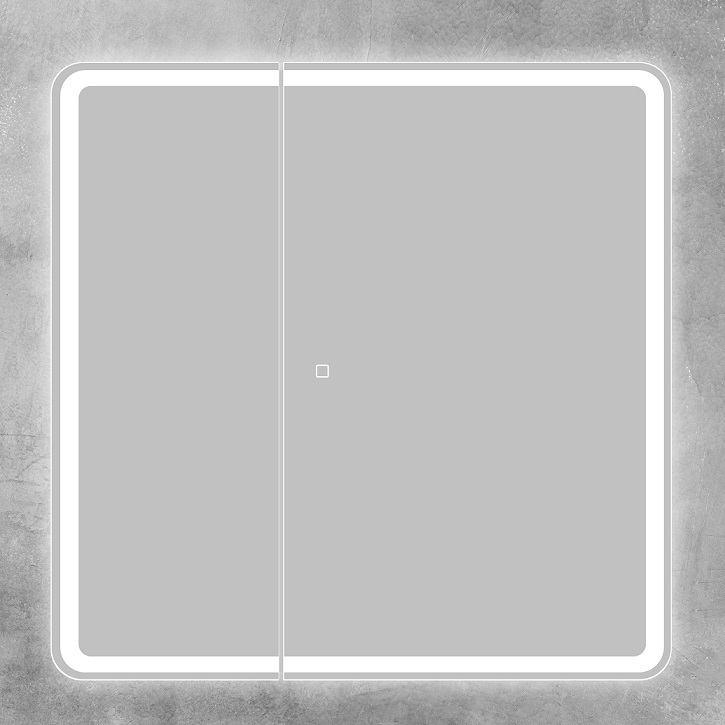 Приобрести belbagno зеркало-шкаф 80х80 см spc-mar-600/800-1a-led-tch