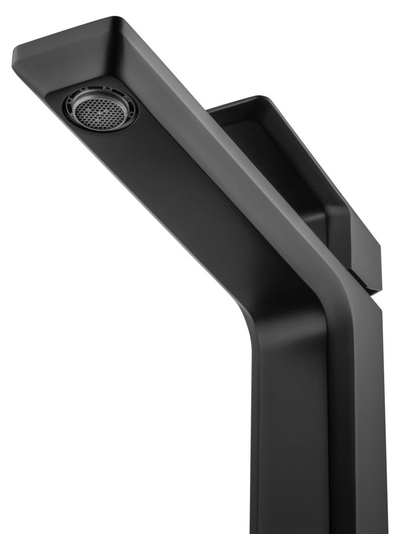 Приобрести смеситель для раковины высокий wonzon & woghand diamond, черный матовый (ww-88239011-mb)